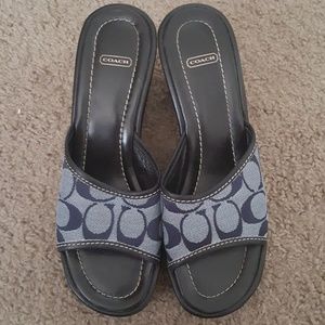 Coach sandals monogram